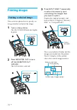 Preview for 74 page of Sony DPP-EX50 Operating Instructions Manual