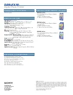 Предварительный просмотр 2 страницы Sony DPP-EX50 Specifications