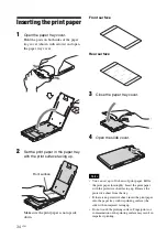 Preview for 34 page of Sony DPP-F700 - Digital Photo Printer/frame Operating Instructions Manual