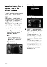 Preview for 42 page of Sony DPP-F700 - Digital Photo Printer/frame Operating Instructions Manual