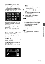 Preview for 43 page of Sony DPP-F700 - Digital Photo Printer/frame Operating Instructions Manual