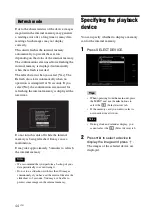 Preview for 44 page of Sony DPP-F700 - Digital Photo Printer/frame Operating Instructions Manual