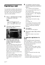 Preview for 48 page of Sony DPP-F700 - Digital Photo Printer/frame Operating Instructions Manual