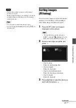 Preview for 49 page of Sony DPP-F700 - Digital Photo Printer/frame Operating Instructions Manual