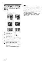 Preview for 54 page of Sony DPP-F700 - Digital Photo Printer/frame Operating Instructions Manual