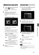 Preview for 59 page of Sony DPP-F700 - Digital Photo Printer/frame Operating Instructions Manual