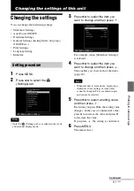 Preview for 61 page of Sony DPP-F700 - Digital Photo Printer/frame Operating Instructions Manual