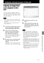 Preview for 71 page of Sony DPP-F700 - Digital Photo Printer/frame Operating Instructions Manual