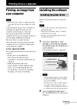 Preview for 73 page of Sony DPP-F700 - Digital Photo Printer/frame Operating Instructions Manual