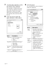 Preview for 78 page of Sony DPP-F700 - Digital Photo Printer/frame Operating Instructions Manual