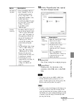 Preview for 79 page of Sony DPP-F700 - Digital Photo Printer/frame Operating Instructions Manual