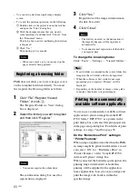 Preview for 80 page of Sony DPP-F700 - Digital Photo Printer/frame Operating Instructions Manual