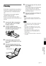 Preview for 97 page of Sony DPP-F700 - Digital Photo Printer/frame Operating Instructions Manual