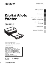 Sony DPP-FP35 Operating Instructions Manual preview