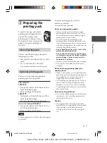 Предварительный просмотр 11 страницы Sony DPP-FP50 Fall 2005 Operating Instructions Manual