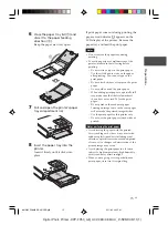 Предварительный просмотр 15 страницы Sony DPP-FP50 Fall 2005 Operating Instructions Manual