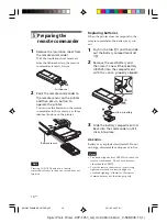 Предварительный просмотр 16 страницы Sony DPP-FP50 Fall 2005 Operating Instructions Manual