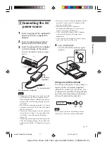 Предварительный просмотр 17 страницы Sony DPP-FP50 Fall 2005 Operating Instructions Manual