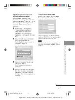 Предварительный просмотр 37 страницы Sony DPP-FP50 Fall 2005 Operating Instructions Manual