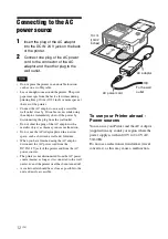 Предварительный просмотр 12 страницы Sony DPP-FP77 Operating Instructions Manual