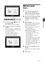 Предварительный просмотр 25 страницы Sony DPP-FP77 Operating Instructions Manual