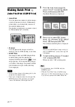 Предварительный просмотр 26 страницы Sony DPP-FP77 Operating Instructions Manual