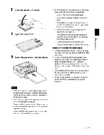 Предварительный просмотр 11 страницы Sony DPP-FP85 Operating Instructions Manual