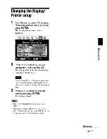 Предварительный просмотр 43 страницы Sony DPP-FP97 Operating Instructions Manual