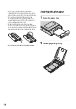 Preview for 14 page of Sony DPP-FPHD1 Instruction Manual (Photo Printer) Operating Instructions Manual