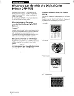 Preview for 4 page of Sony DPP-M55 Marketing Operating Instructions Manual