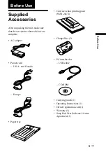 Предварительный просмотр 5 страницы Sony DPP-MP1 Operating Instructions Manual