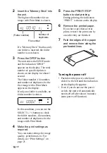 Предварительный просмотр 16 страницы Sony DPP-MP1 Operating Instructions Manual