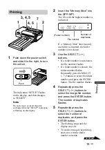 Предварительный просмотр 19 страницы Sony DPP-MP1 Operating Instructions Manual