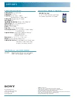 Preview for 2 page of Sony DPP-MP1 Specifications