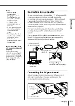 Предварительный просмотр 11 страницы Sony DPP-MS300 Marketing Operating Instructions Manual