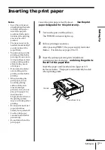 Предварительный просмотр 17 страницы Sony DPP-MS300 Marketing Operating Instructions Manual