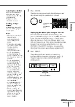 Предварительный просмотр 21 страницы Sony DPP-MS300 Marketing Operating Instructions Manual