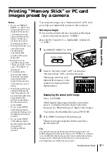 Предварительный просмотр 35 страницы Sony DPP-MS300 Marketing Operating Instructions Manual