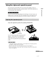 Предварительный просмотр 11 страницы Sony DPP--SV77 Operating Instructions Manual