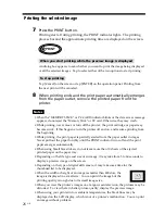 Предварительный просмотр 26 страницы Sony DPP--SV77 Operating Instructions Manual