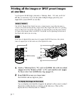 Preview for 32 page of Sony DPP-SV88 Operating Instructions Manual