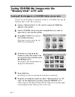 Preview for 42 page of Sony DPP-SV88 Operating Instructions Manual