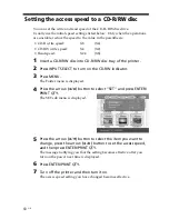 Preview for 60 page of Sony DPP-SV88 Operating Instructions Manual