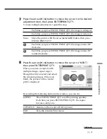 Preview for 71 page of Sony DPP-SV88 Operating Instructions Manual