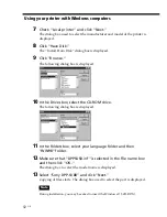 Preview for 92 page of Sony DPP-SV88 Operating Instructions Manual