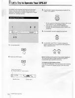 Preview for 10 page of Sony DPS-D7 Operating Instructions Manual