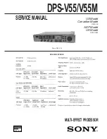 Sony DPS-V55 Service Manual предпросмотр