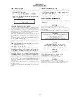 Предварительный просмотр 3 страницы Sony DPS-V55 Service Manual