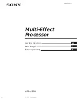 Preview for 1 page of Sony DPS-V55M Operating Instructions Manual