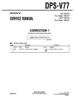 Preview for 41 page of Sony DPS-V77 Service Manual